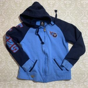 Reebok NFL TN Titans zip up hoodie size medium